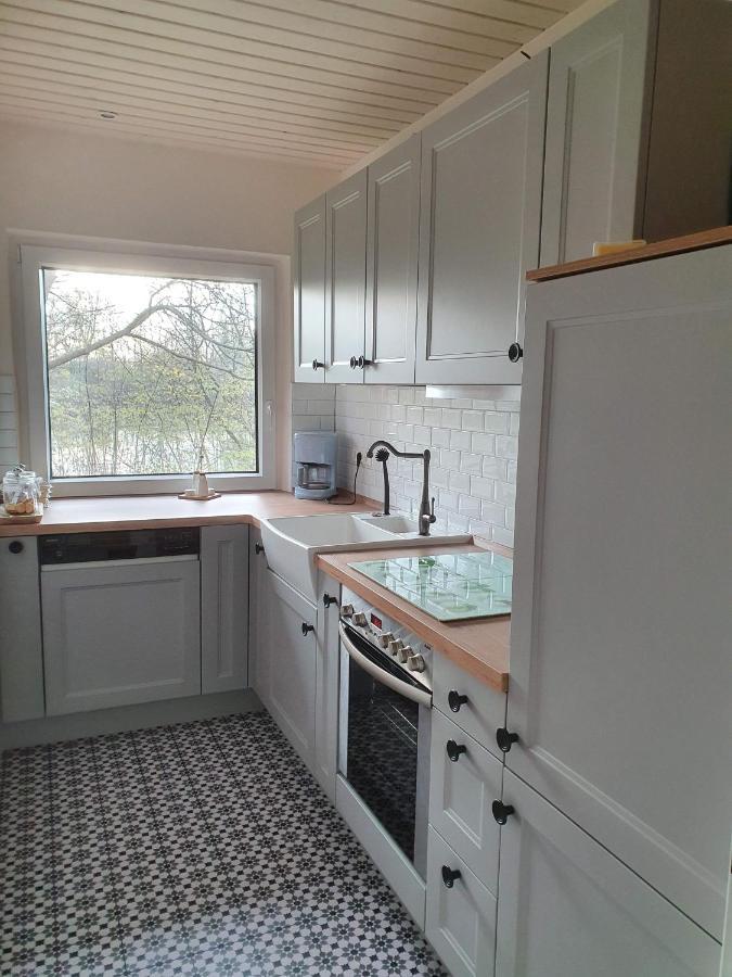 Ferienhaus Blauer See Mit Optionalem Hot-Tub Bockhorn  Bagian luar foto
