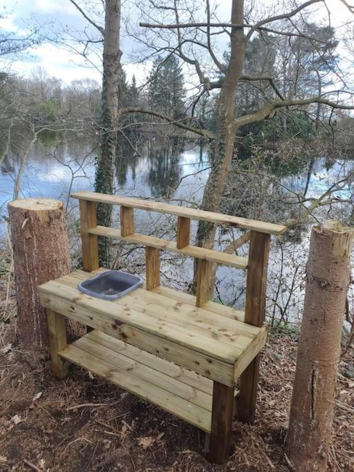 Ferienhaus Blauer See Mit Optionalem Hot-Tub Bockhorn  Bagian luar foto