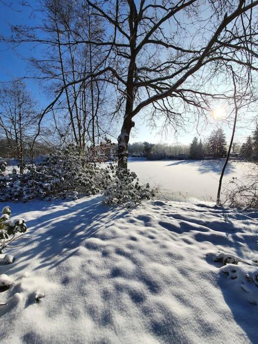 Ferienhaus Blauer See Mit Optionalem Hot-Tub Bockhorn  Bagian luar foto
