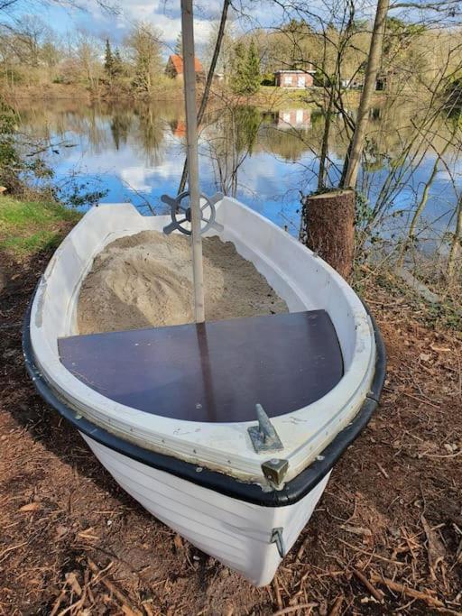 Ferienhaus Blauer See Mit Optionalem Hot-Tub Bockhorn  Bagian luar foto