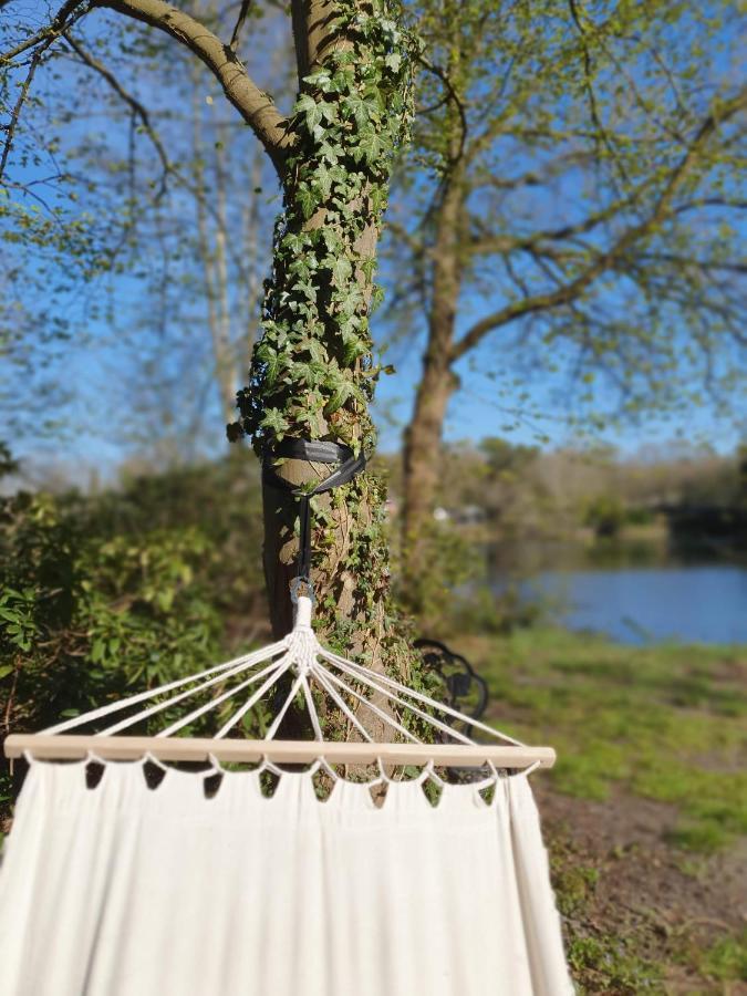 Ferienhaus Blauer See Mit Optionalem Hot-Tub Bockhorn  Bagian luar foto
