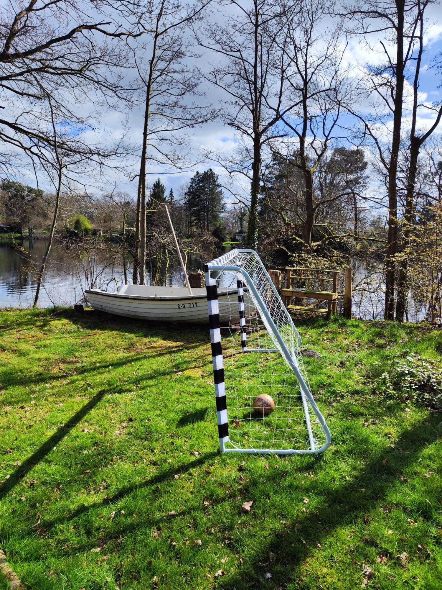 Ferienhaus Blauer See Mit Optionalem Hot-Tub Bockhorn  Bagian luar foto